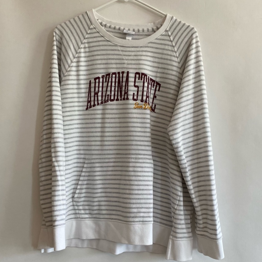 ASU white grey sweatshirt women’s size XL​​